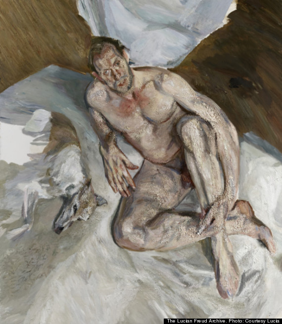 Portrait of the Hound - L. Freud