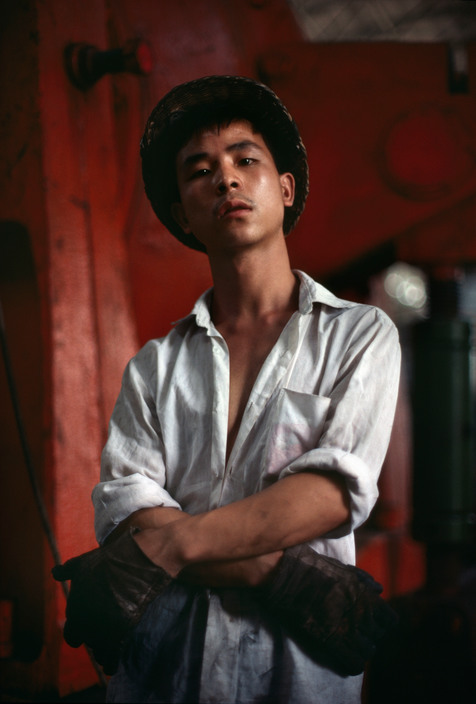 China. Tractor Factory Worker.
