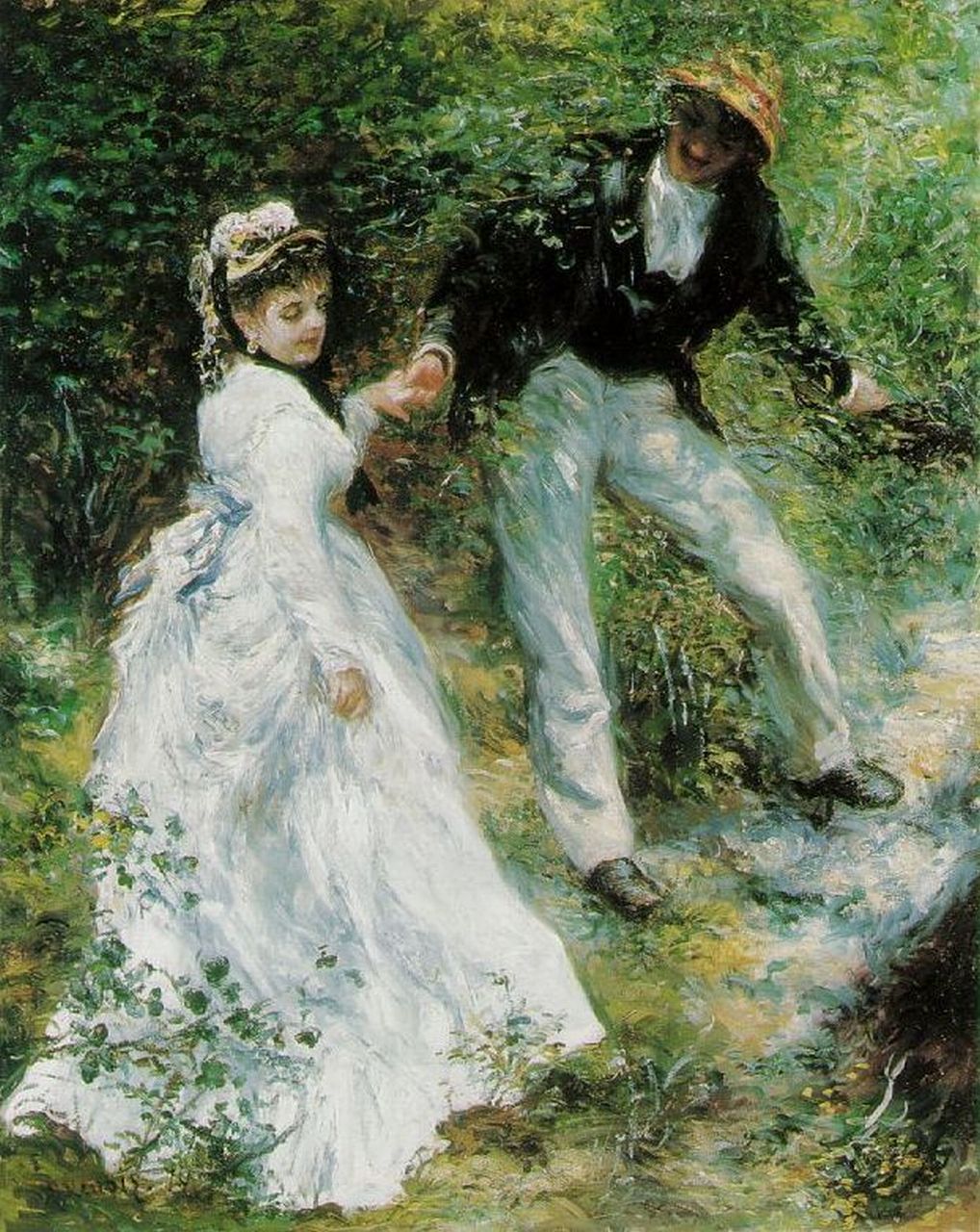 La promenade - Renoir, 1870