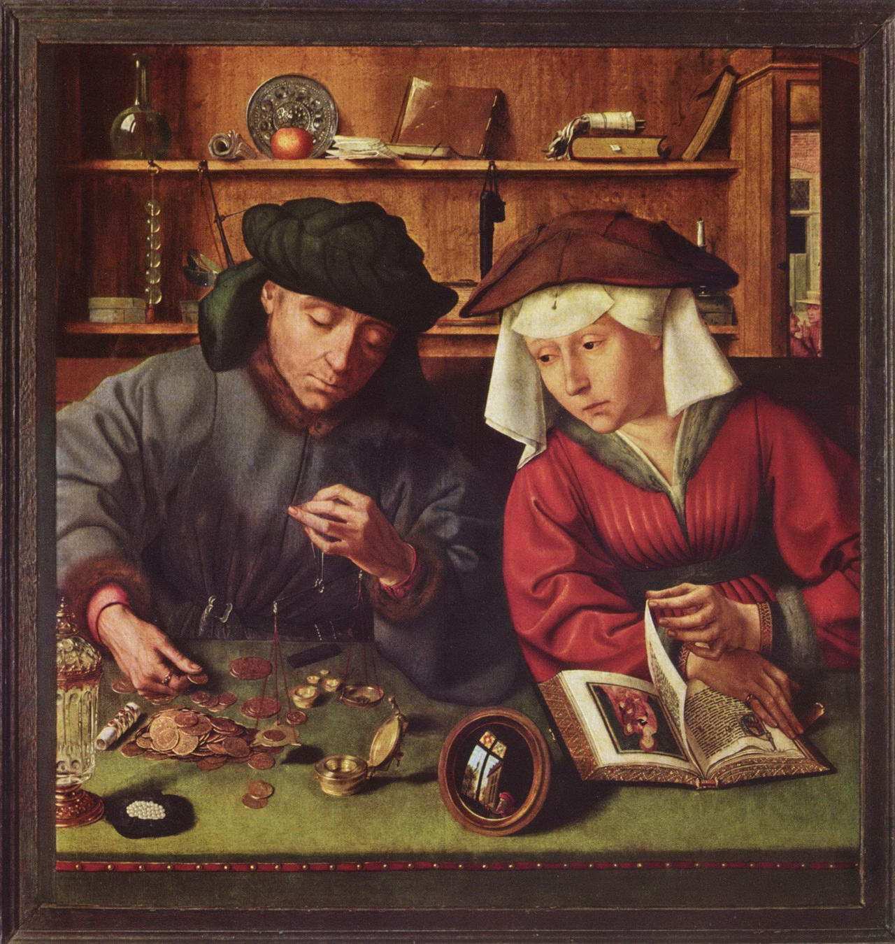 Le prêteur et sa femme – Quentin Metsys, 1514