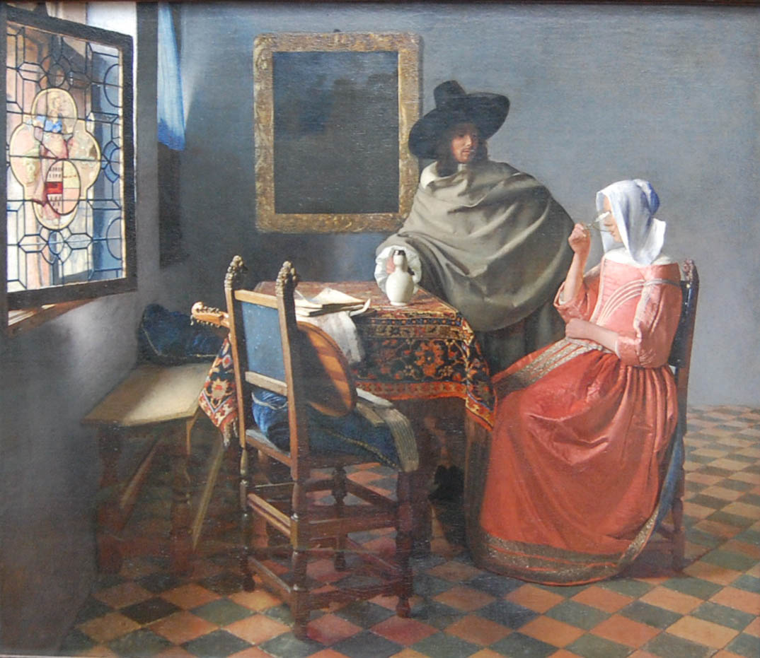 Homme et femme - Jan Vermeer, années 1660