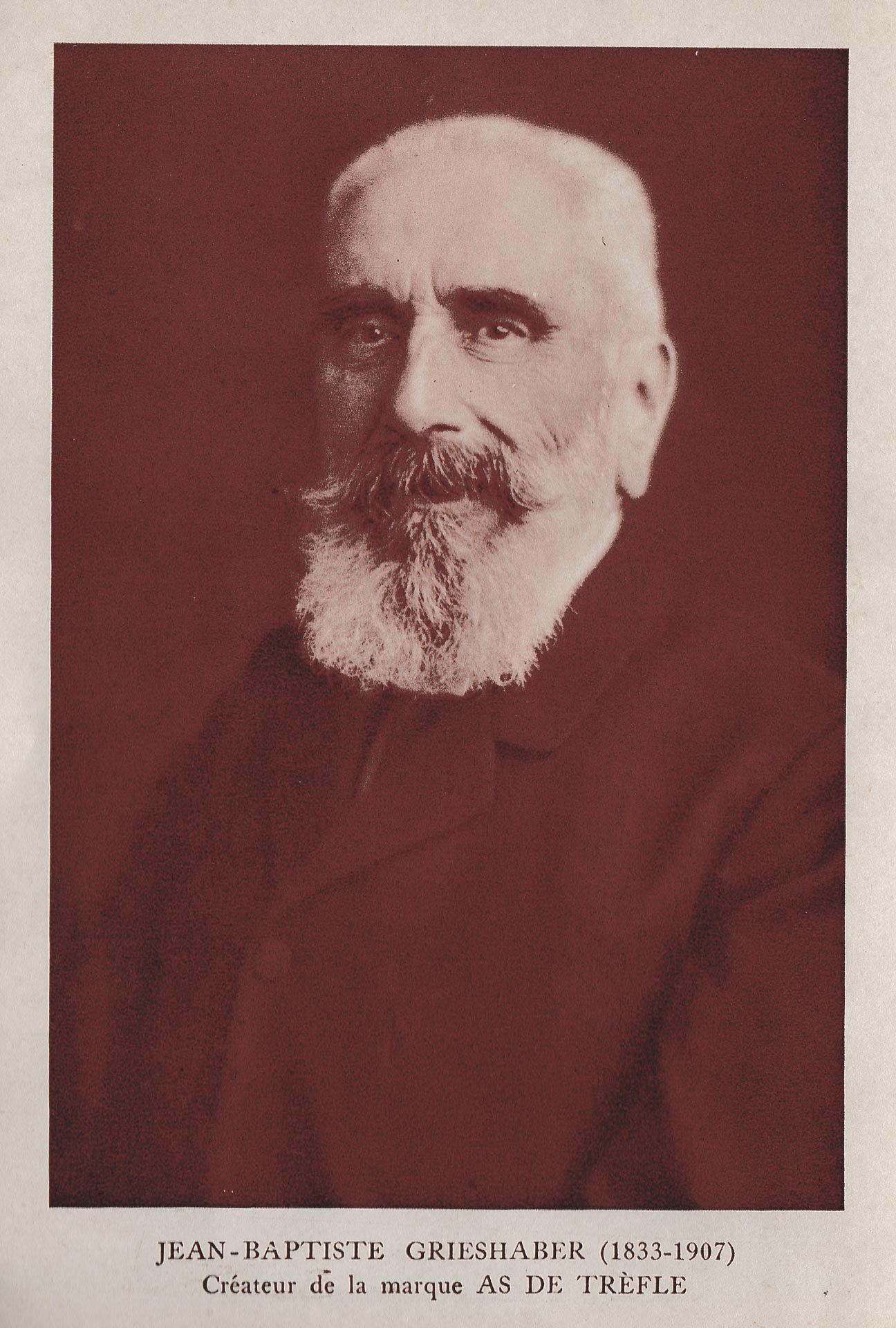 Jean-Baptiste Grieshaber (1833-1907) créateur de la marque As de trèfle